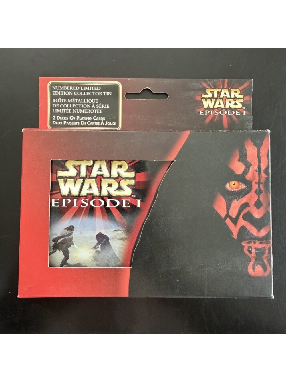 Star Wars Episode 1 Playing Cards Numbered Limited Edition Collector Tin SEALED